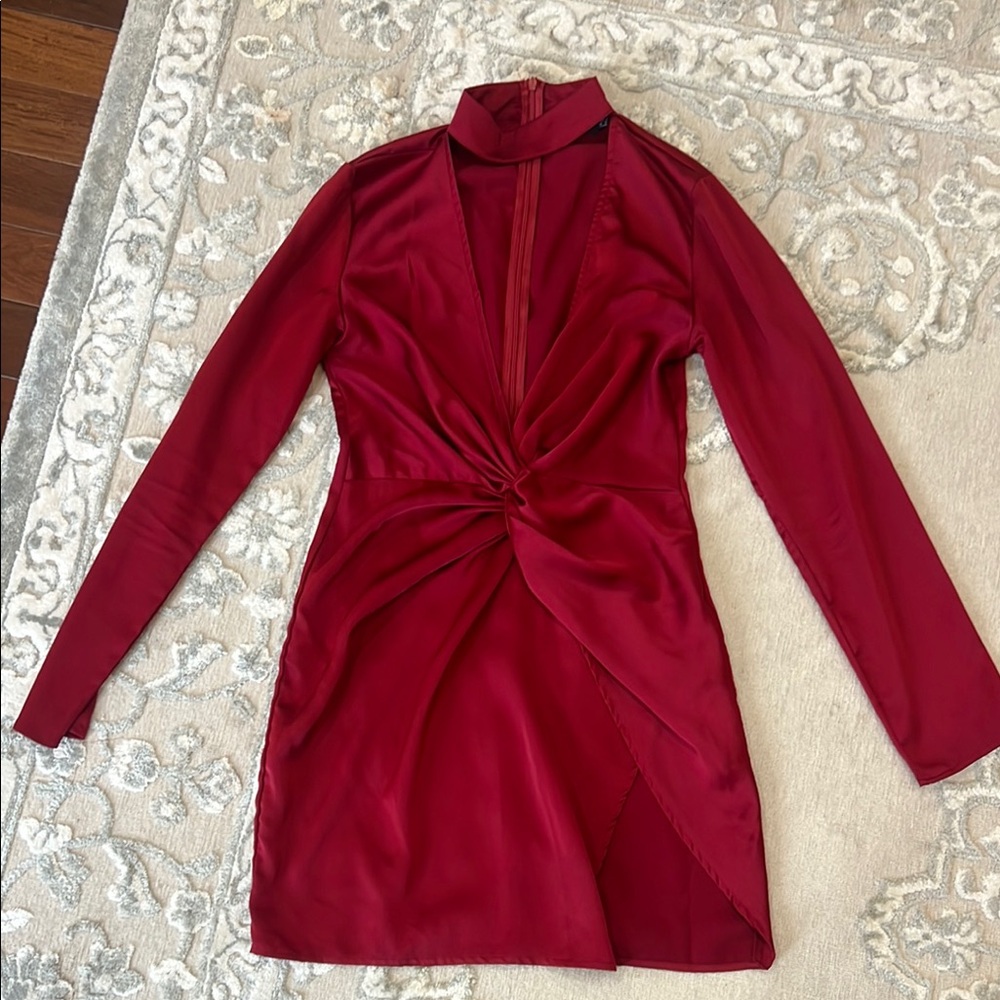Elegant Red Women's Dress